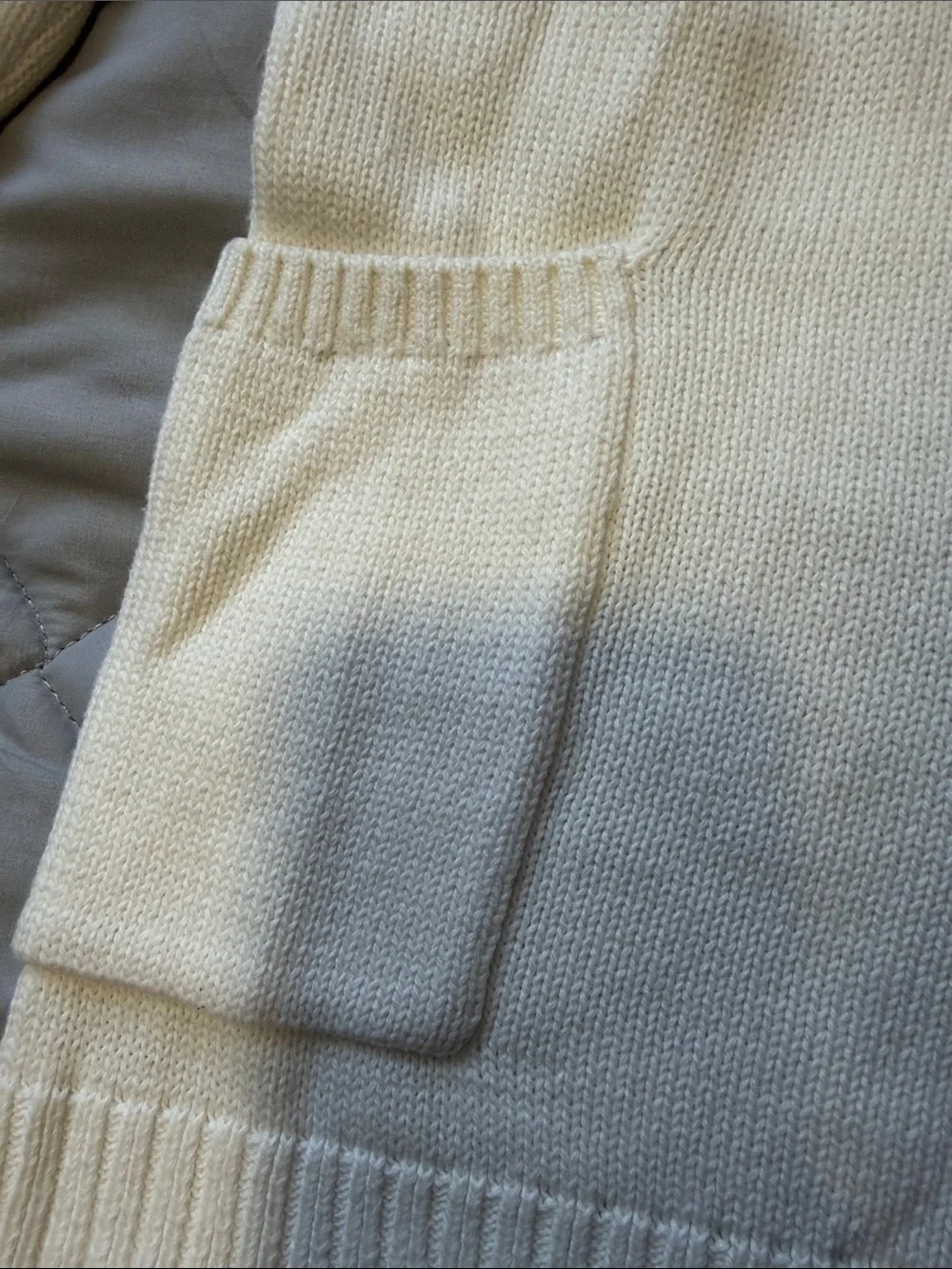 Gymboree off white Sweater Dress with Pink & Gray Fair Isle Yoke